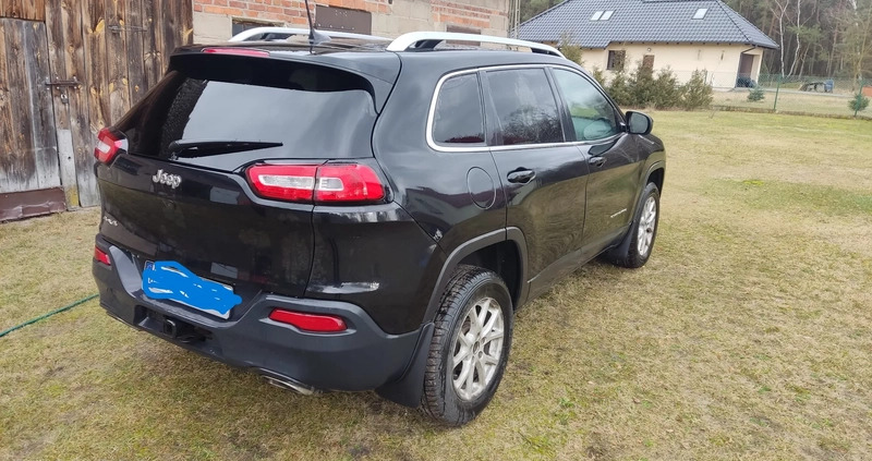Jeep Cherokee cena 64900 przebieg: 218000, rok produkcji 2016 z Września małe 46